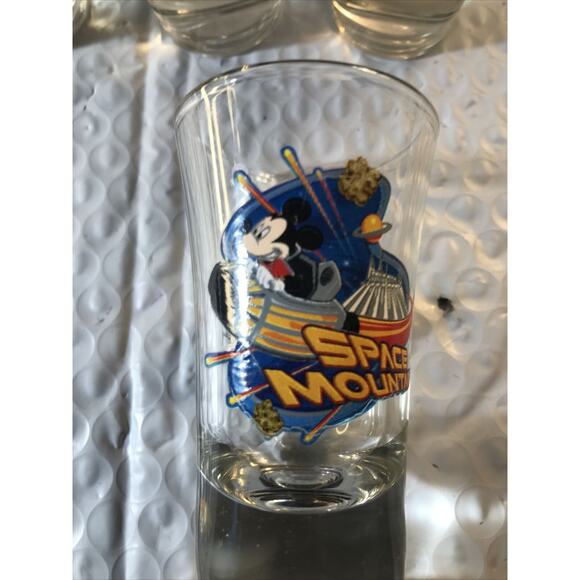 Disney Space Mountain Shot Glass set of 4 - Picture 4 of 7